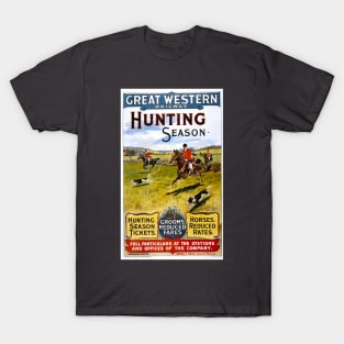 Vintage Travel Posters - Fox Hunting T-Shirt